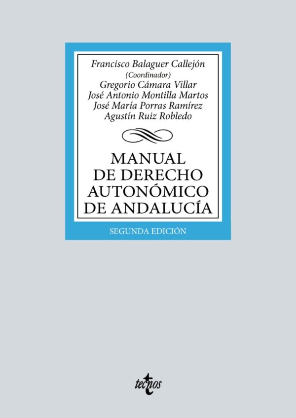 Manual de Derecho Autonómico de Andalucía 2022-0