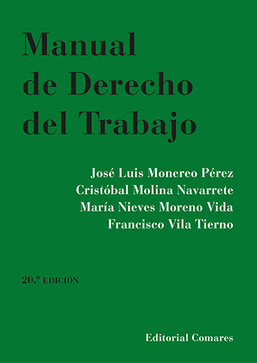 Manual de derecho del trabajo 2022. José Luis Monereo Pérez -0