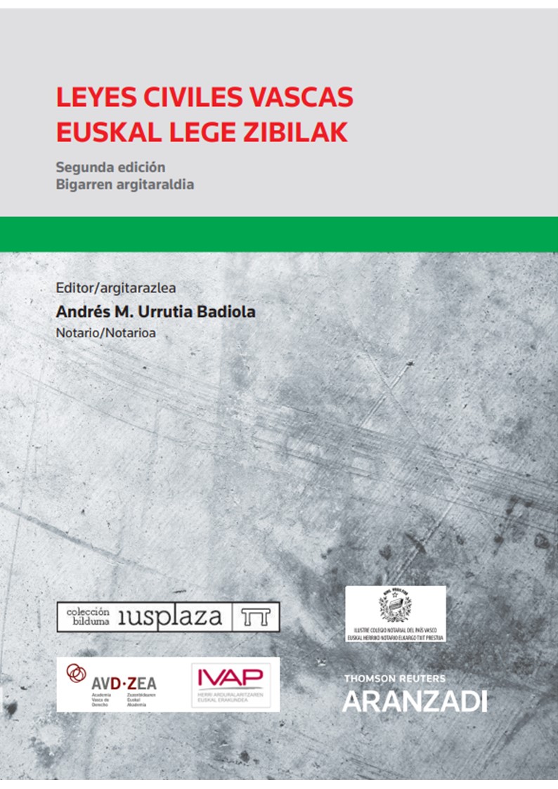 Leyes civiles vascas Euskal lege zibilak 2022 -9788411251754