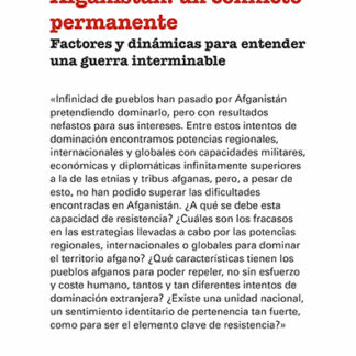 Afganistán: un conflicto permanente Factores y dinámicas para entender una guerra interminable