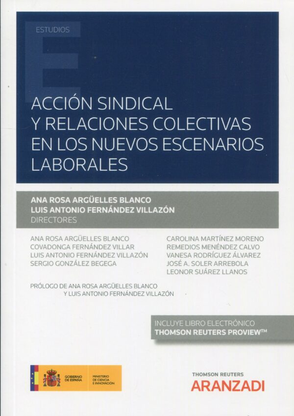Acción sindical y relaciones colectivas9788411247221
