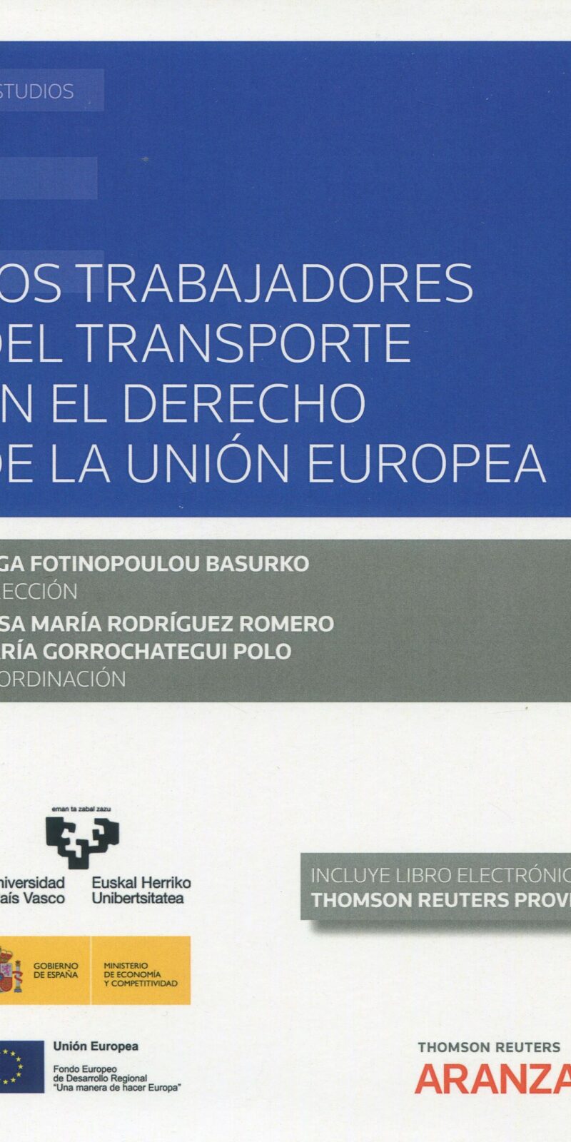 Trabajadores transporte en Unión Europea9788413917641