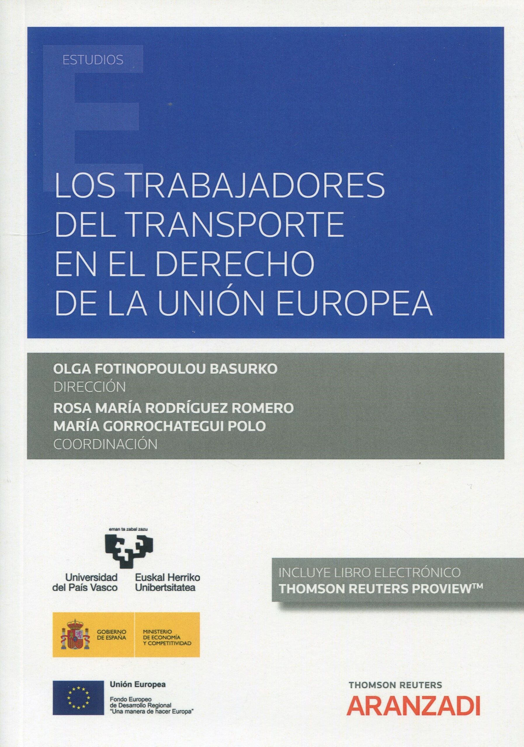 Trabajadores transporte en Unión Europea9788413917641