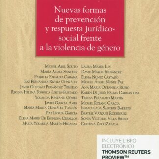 Nuevas formas de prevención y respuesta jurídico-social frente a la violencia de género