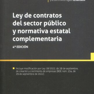 Ley de contratos del sector público y normativa estatal complementaria
