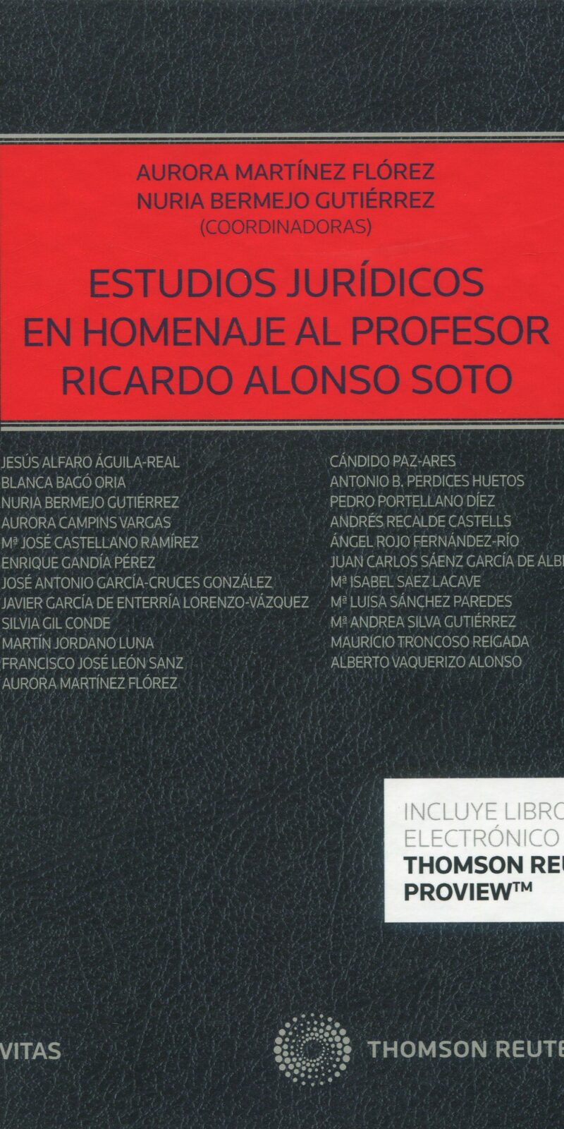 Homenaje profesor Ricardo Alonso9788411256582