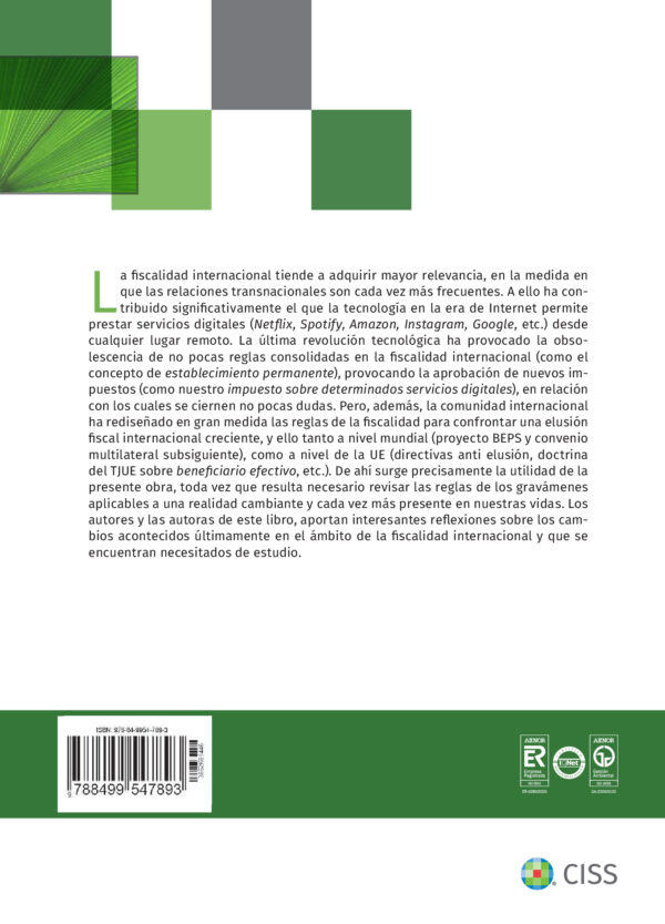 Cuestiones actuales conflictivas fiscalidad internacional -9788499547893