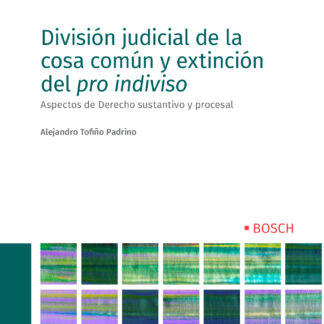 División judicial de la cosa común y extinción del pro indiviso. Aspectos de derecho sustantivo y procesal