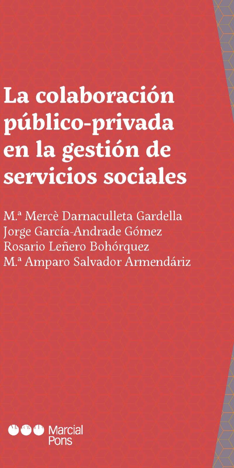 Colaboración público-privada gestión servicios sociales -9788413814988