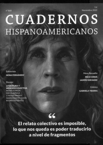 Cuadernos hispanoamericanos Nº 868. Noviembre 2022