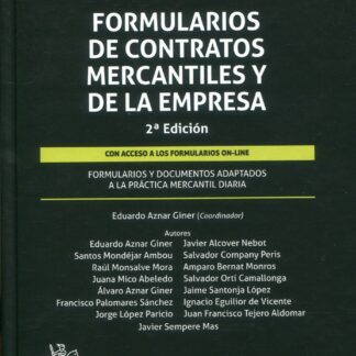 Formularios de contratos mercantiles y de la empresa. Con acceso a los formularios on-line
