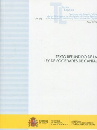 Texto refundido de la Ley de Sociedades de Capital 2022