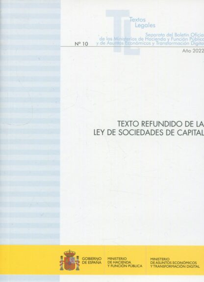 Texto refundido de la Ley de Sociedades de Capital 2022