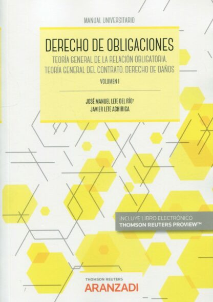 Derecho de Obligaciones. Volumen I. 2022
