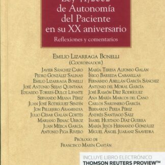 Ley 41/2002 de autonomía de paciente en su XX Aniversario