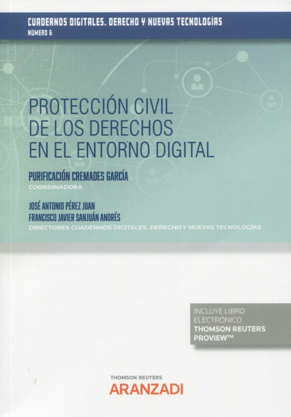 Protección civil de derechos en entorno digital 9788411254854