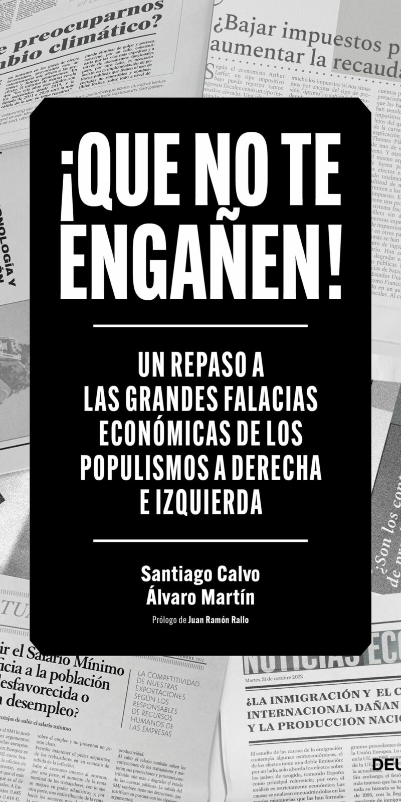 Que no te engañen Un repaso a las grandes falacias económicas -9788423434411