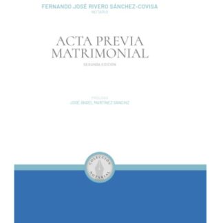 Acta previa matrimonial