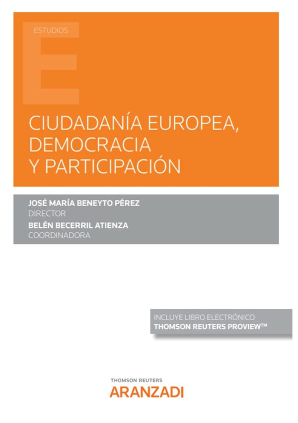 Ciudadanía europea democracia y participación -9788411253734