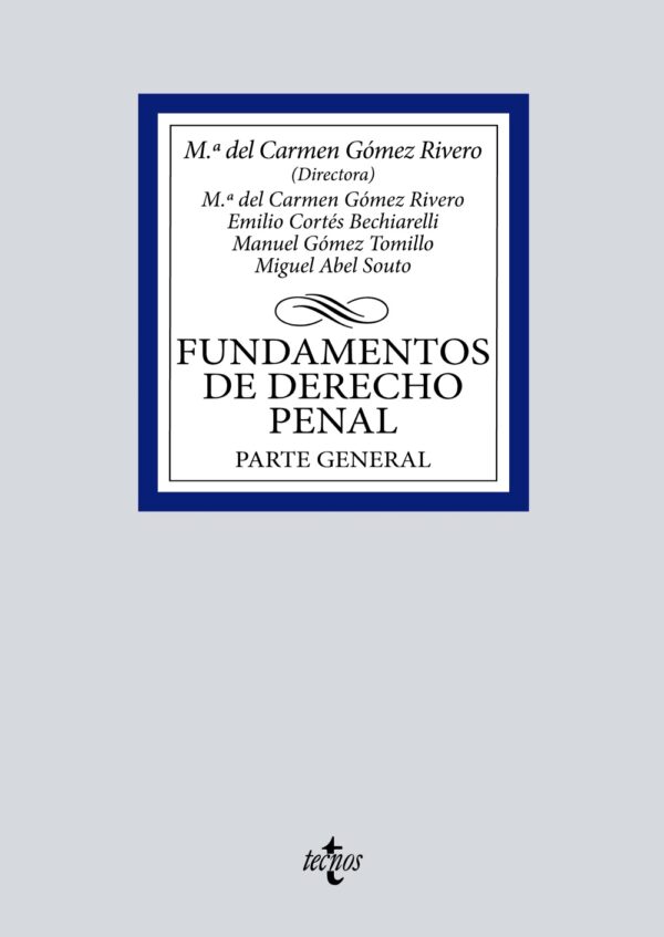 Fundamentos Derecho penal Parte General -9788430986828