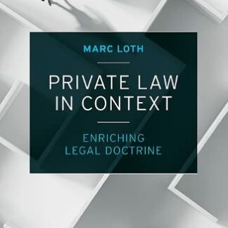 Private Law in Context. Enriching legal doctrine *