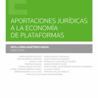 Aportaciones jurídicas a la economía de plataformas