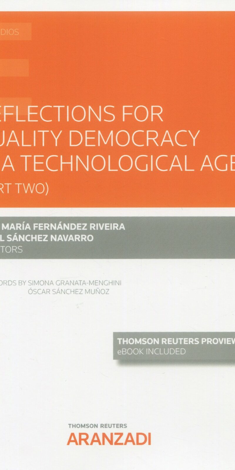 Reflections for quality democracy in a technological era 9788413917177