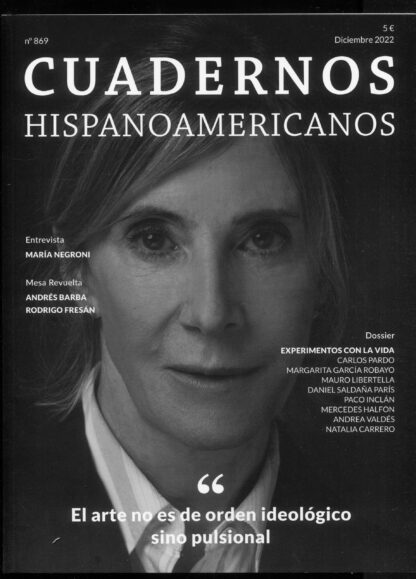 Cuadernos hispanoamericanos Nº 869. Diciembre 2022