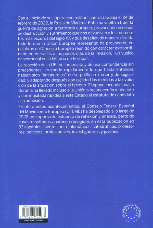 Unión Europea frente a la agresión a Ucrania 9788413525976