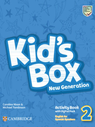 Kid's Box New Generation English for Spanish Speakers Level 2 Activity Book with Home Booklet and Digital Pack