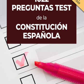 1022 preguntas test de la Constitución Española