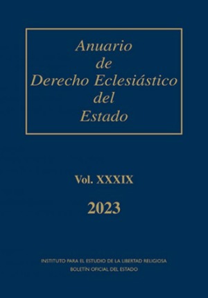 ANUARIO DERECHO ECLESIASTICO 2023