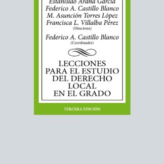 Lecciones para el estudio del derecho local en el grado