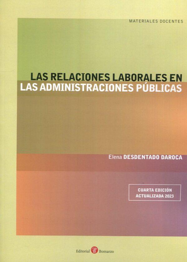 Relaciones laborales en administraciones públicas 9788419574060