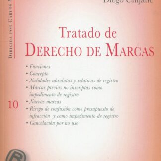 Tratado de derecho de marcas Volumen I