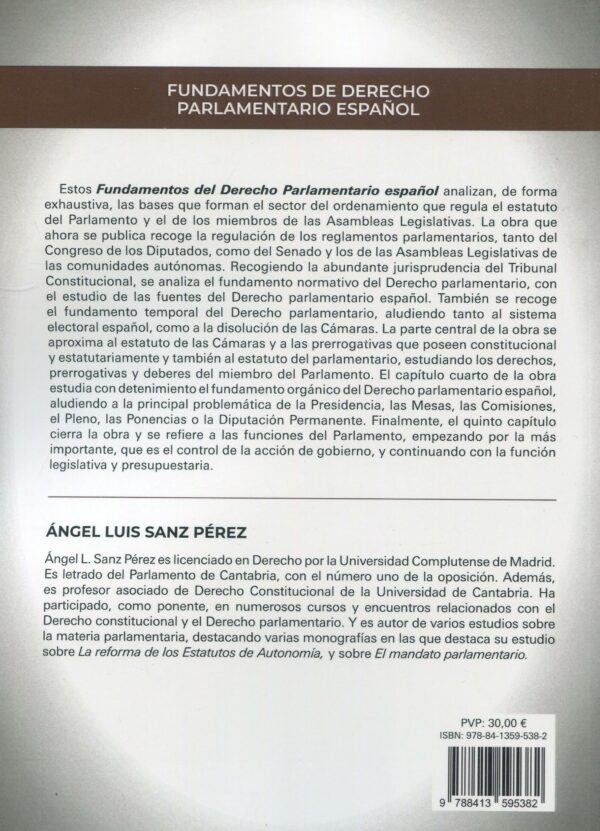 Fundamentos de derecho parlamentario español