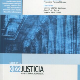 Justicia 2022. Nº 2. Revista de Derecho Procesal