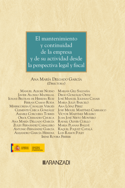 Mantenimiento y continuidad de la empresa y de su actividad desde la perspectiva legal y fiscal