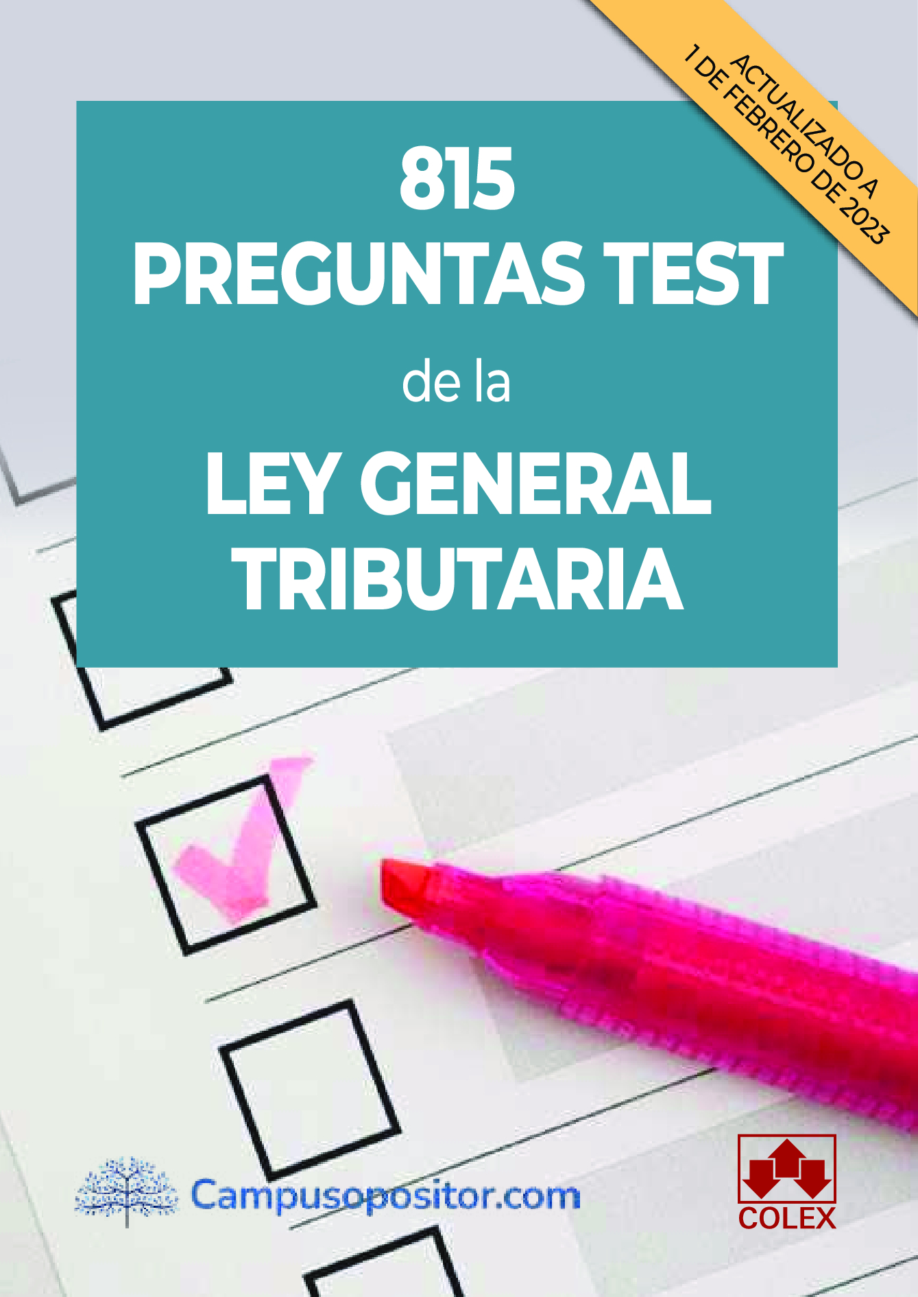 815 Preguntas test de la Ley General Tributaria 9788413597812