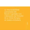 Responsabilidad patrimonial Estado Legislador vulneración 9788418780806