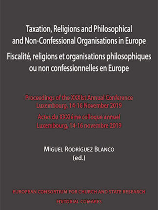 Taxation, religions and philosophical and non-confessional organisations in Europe