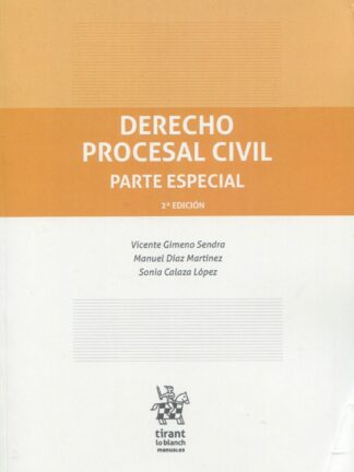 Derecho procesal civil. Parte especial