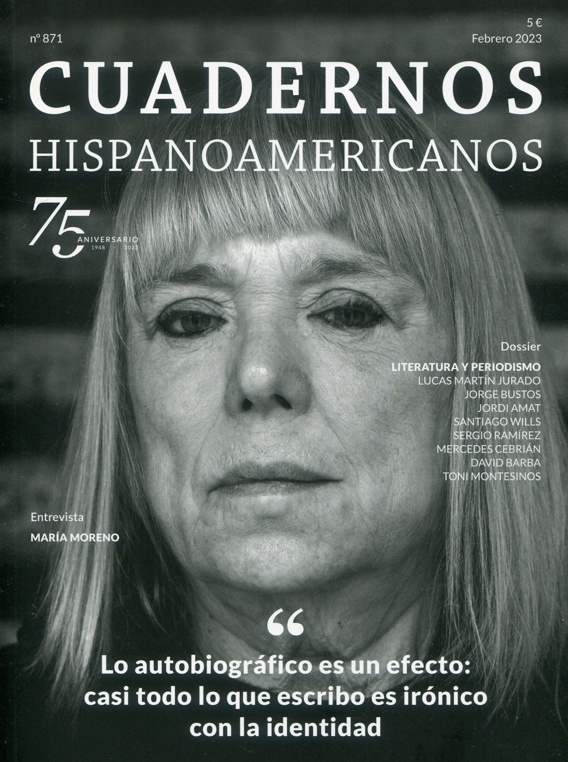Cuadernos hispanoamericanos 871 9772320011250