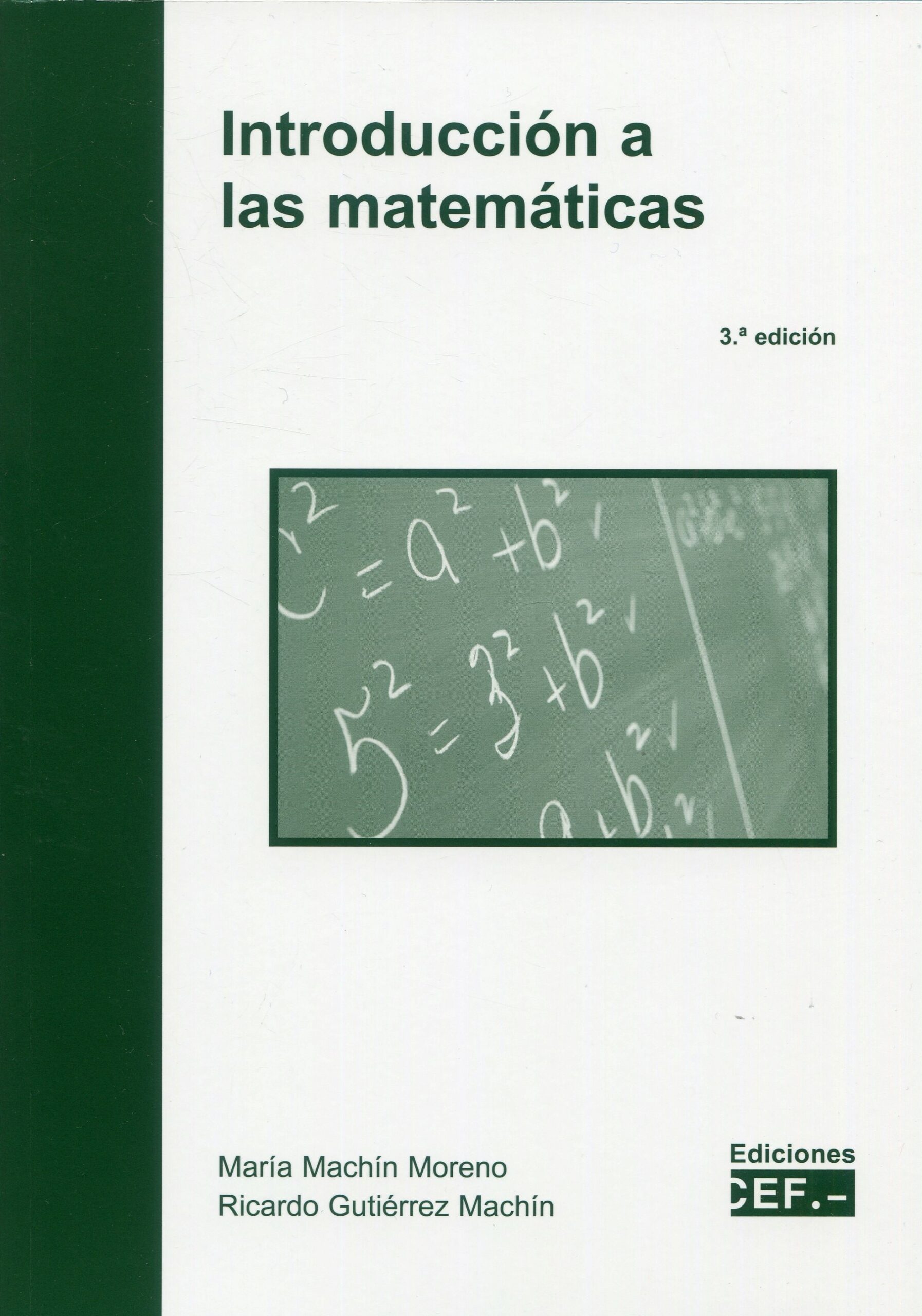 Introducción a Matemáticas 9788445445204
