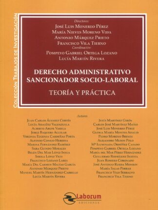 Derecho administrativo sancionador socio-laboral. Teoría y práctica