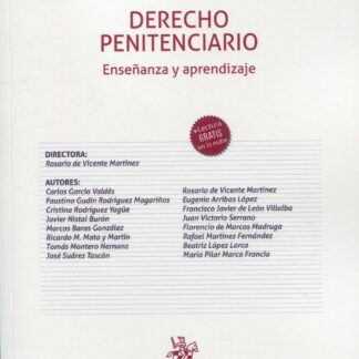Derecho penitenciario. Enseñanza y aprendizaje