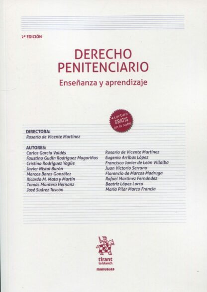 Derecho penitenciario. Enseñanza y aprendizaje