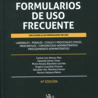 Formularios de uso frecuente