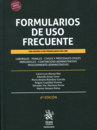 Formularios de uso frecuente