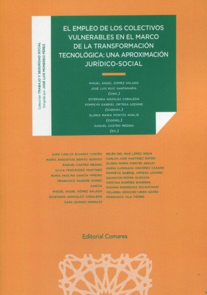 Empleo de los colectivos vulnerables en el marco de la transformación tecnológica: una aproximación jurídico-social